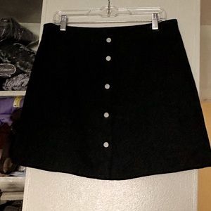 Divided button up skirt